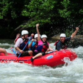 You're my kinda white water rafting crazy.